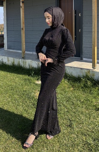 Stone Abendkleid 5511-01 Schwarz 5511-01