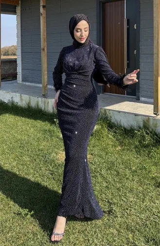 Stone Abendkleid 5511-02 Marineblau 5511-02