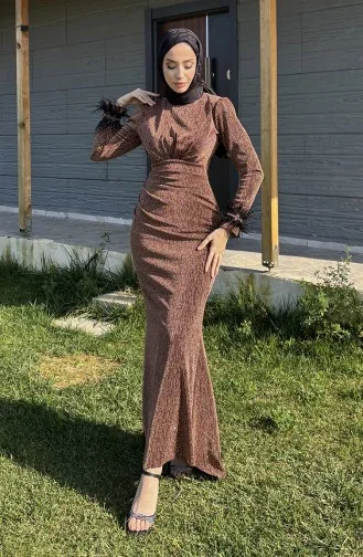 Robe De Soirée Pierre 5511-03 Cuivre 5511-03