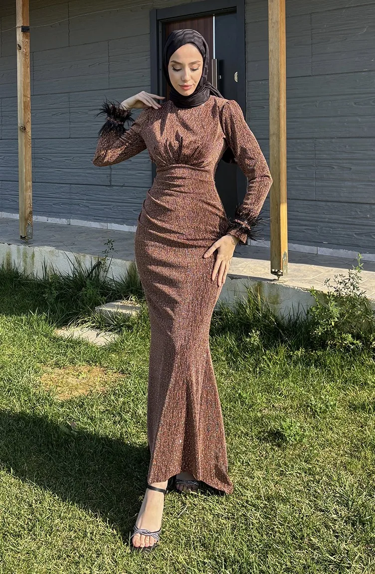 Robe De Soirée Pierre 5511-03 Cuivre 5511-03