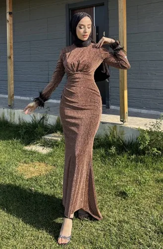 Robe De Soirée Pierre 5511-03 Cuivre 5511-03
