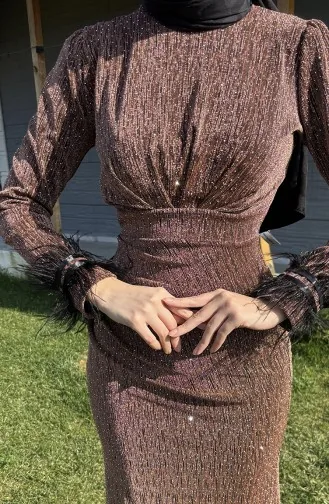 Robe De Soirée Pierre 5511-03 Cuivre 5511-03