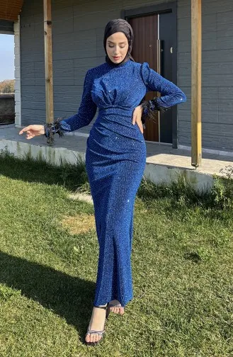 Steinfarbenes Abendkleid 5511-05 Saks 5511-05