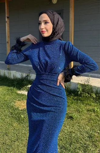 Steinfarbenes Abendkleid 5511-05 Saks 5511-05