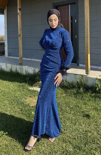 Steinfarbenes Abendkleid 5511-05 Saks 5511-05