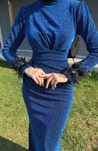 Steinfarbenes Abendkleid 5511-05 Saks 5511-05