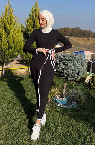 Costume Double En Tissu Burgu 5512-01 Noir 5512-01