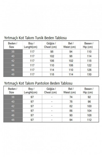 Yırtmaçlı Kot Takım Açık Mavi 19227