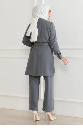 Costume Détail Boutons Gris 19223 15325