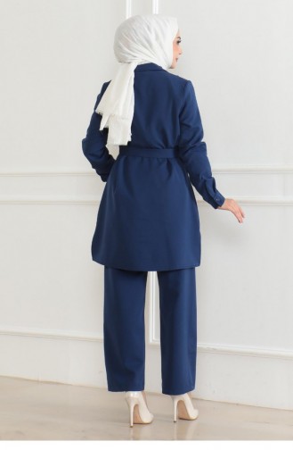 Costume Détail Boutons Indigo 19223 15328