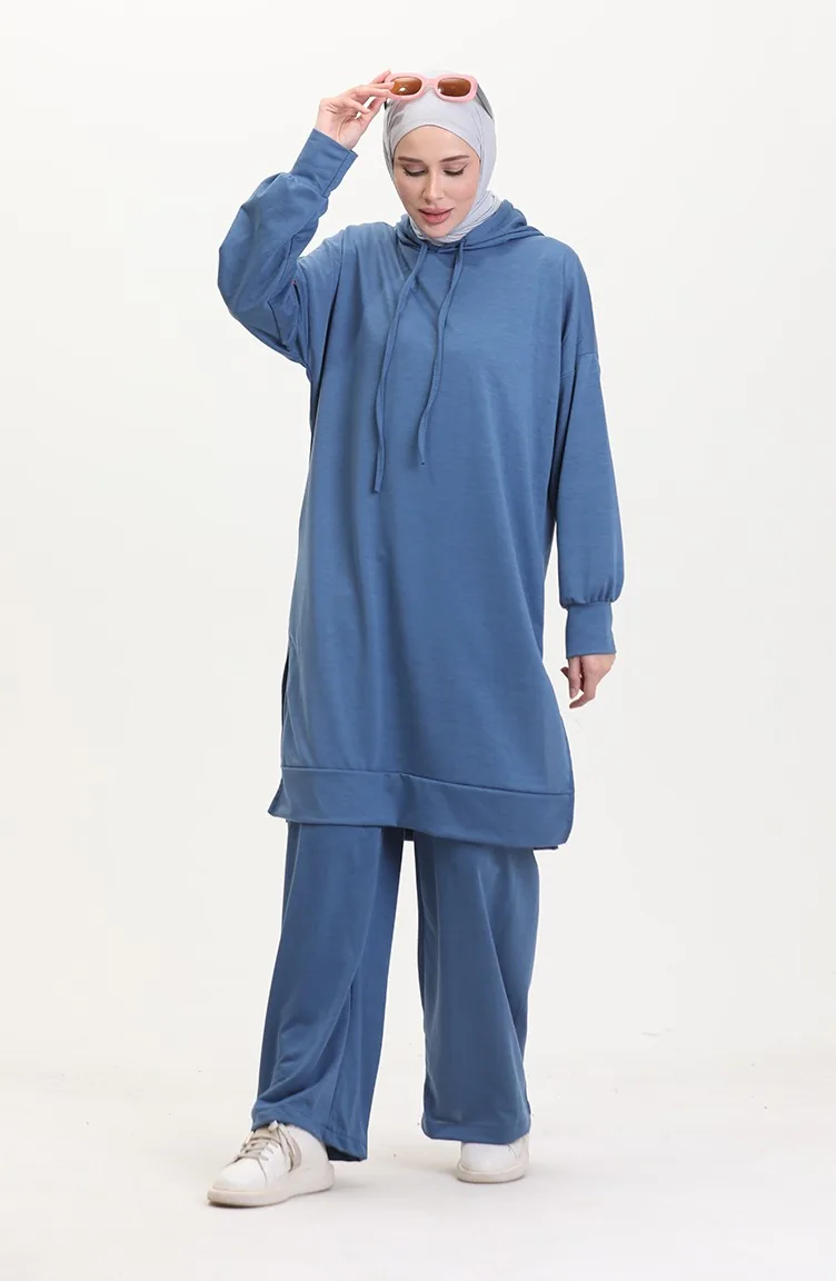 Hooded Tracksuit 0057-09 Indigo 0057-09