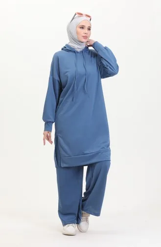 Hooded Tracksuit 0057-09 Indigo 0057-09