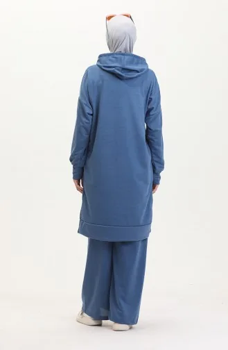 Hooded Tracksuit 0057-09 Indigo 0057-09