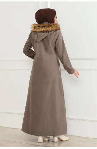 Pelzmantel Mit Kapuze 05061-06 Nerz 05061-06