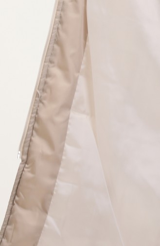 Hooded Quilted Coat 0813-05 Beige 0813-05