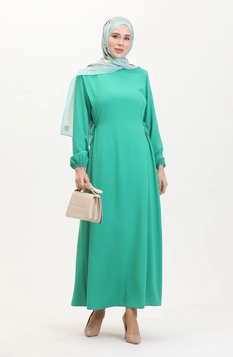 Robe à Nouer Sur Le Côté 2001-12 Vert 2001-12