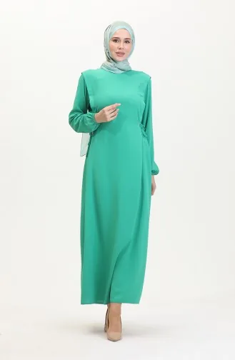 Robe à Nouer Sur Le Côté 2001-12 Vert 2001-12