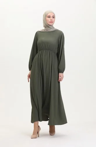Pocket Dress 1099-01 Khaki 1099-01