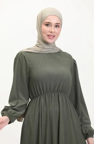 Pocket Dress 1099-01 Khaki 1099-01