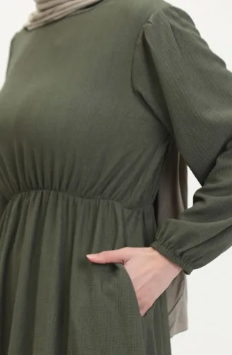 Pocket Dress 1099-01 Khaki 1099-01