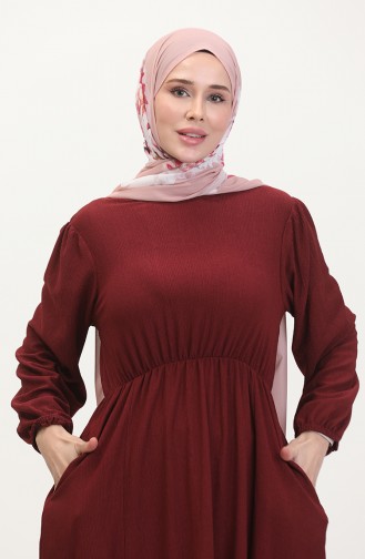 Cepli Elbise 1099-04 Bordo