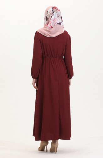 Cepli Elbise 1099-04 Bordo