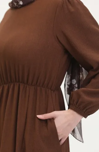 Robe Avec Poches 1099-05 Marron 1099-05