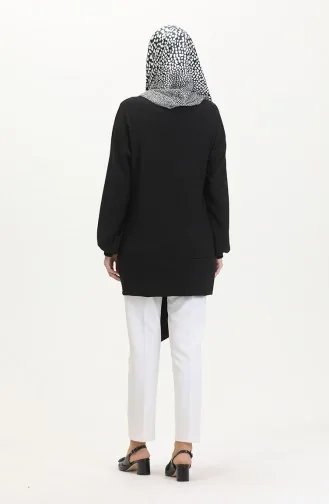Belted Tunic 1020-01 Black 1020-01