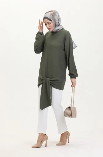 Kuşaklı Tunik 1020-03 Haki