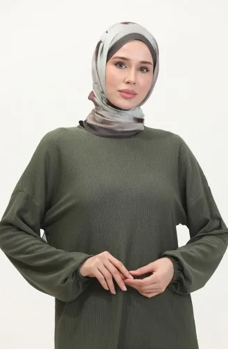 Kuşaklı Tunik 1020-03 Haki