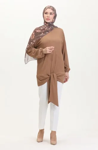 Tunique A Ceinture 1020-04 Vison 1020-04