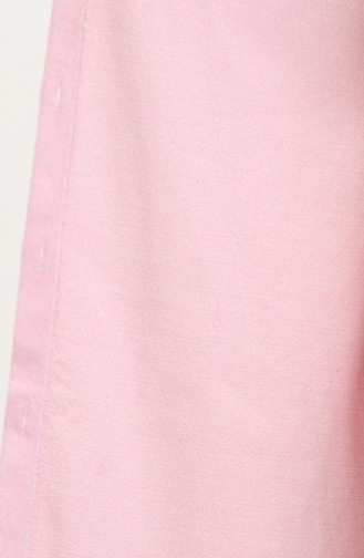 Dünner Gestempelter Umhang Mit Kapuze 0535-06 Pink 0535-06