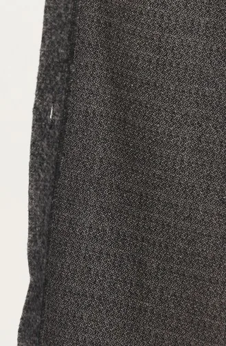 Dunne Gestempelde Cape Met Capuchon 0535-07 Gerookt 0535-07