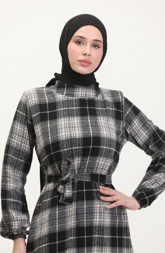 Robe A Ceinture Tissu Bûcheron 0537-05 Noir 0537-05