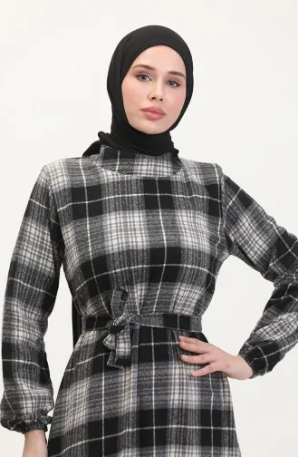 Robe A Ceinture Tissu Bûcheron 0537-05 Noir 0537-05