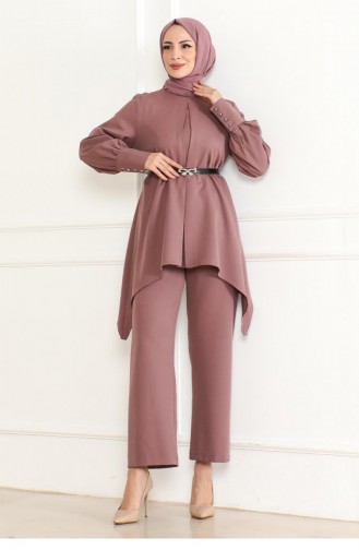 Costume Détail Ceinture Dusty Rose 19001 15347