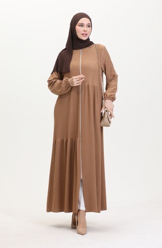 Pleated Abaya 1027-06 Mink 1027-06