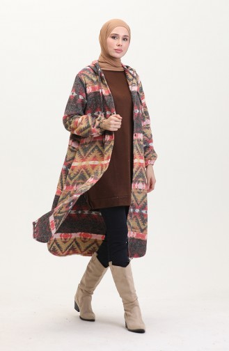 Hooded Lumberjack Winter Coat 0543 Mustard Smoke 054303