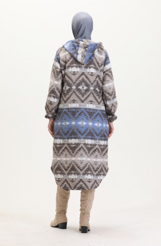 Hooded Lumberjack Winter Coat 0543-06 Saks Mink 0543-06