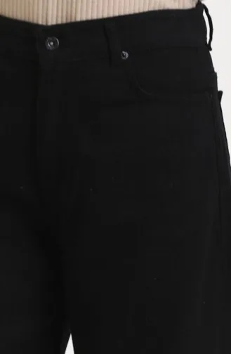 Jeans Mit Taschen 1297-01 Schwarz 1297-01