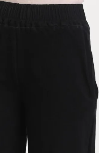 Beli Lastikli Kot Pantolon 1793HY-01 Siyah