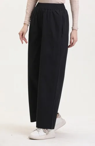 Pantalon Jeans Taille Elastique 2734B-01 Noir 2734B-01