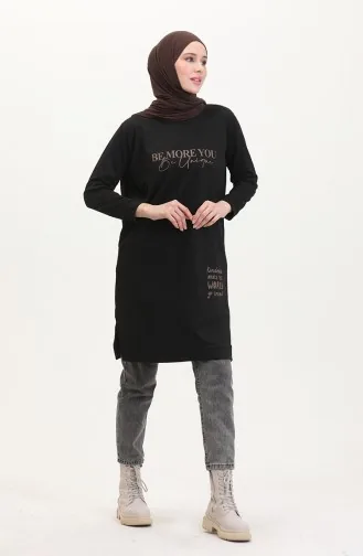 Sweat Imprimé 0540-01 Noir 0540-01