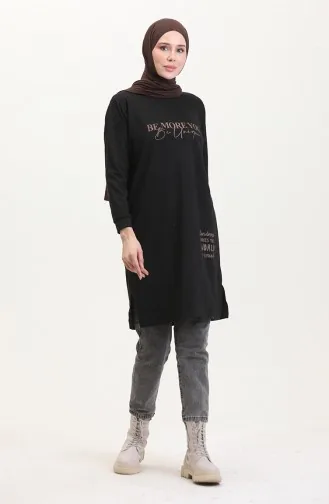 Sweat Imprimé 0540-01 Noir 0540-01