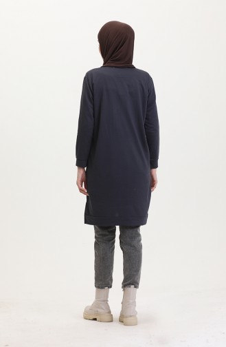 Sweat Imprimé 0540-02 Bleu Marine Foncé 0540-02