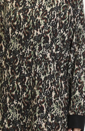 Tunika-Hose Doppelanzug 0542-01 Khaki Schwarz 0542-01
