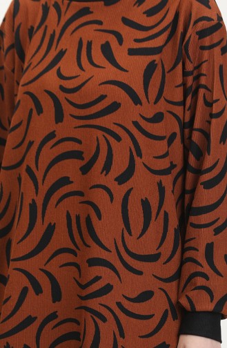 Tunik Pantolon İkili Takım 0545-01 Kahverengi
