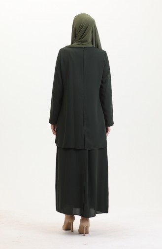Ensemble Deux Pièces Pierre 6200-04 Khaki 6200-04