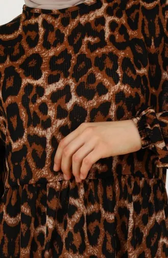 Tuniek Met Luipaardmotief 0701-04 Bruin 0701-04