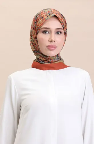 Ethnic Pattern Soft Scarf 90180-10 Tile 90180-10